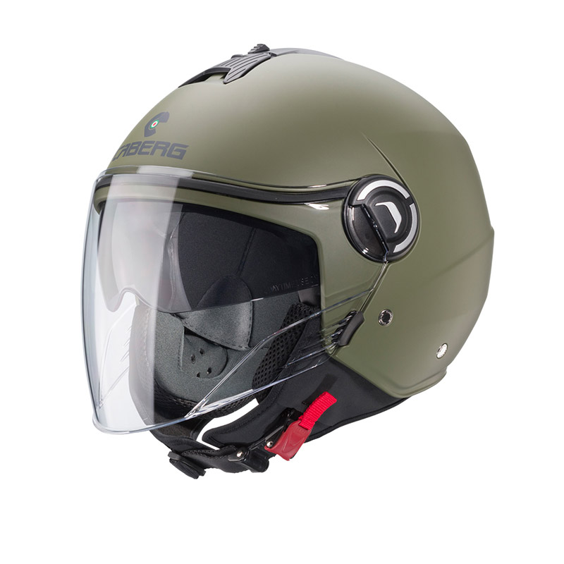 CABERG KASK OTWARTY Z BLENDĄ RIVIERA V4 ZIELONY MA