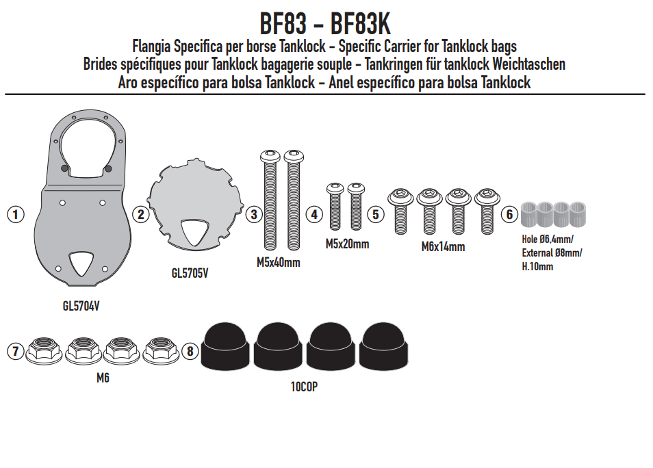 GIVI MOCOWANIE TANKLOCK KEEWAY V 302 C (23)