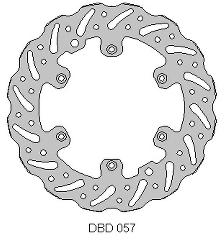 DELTA BRAKING ONL_DBD057G TARCZA HAMULCOWA BETA 2T