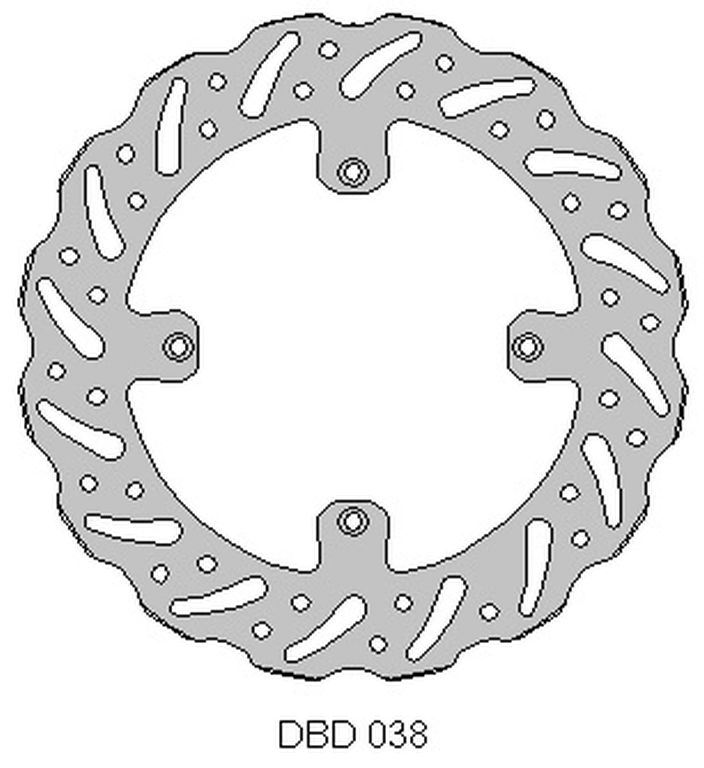 DELTA BRAKING ONL_DBD038G TARCZA HAMU PRZÓD HUSQVA