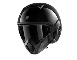 SHARK Kask otwarty STREET-DRAK BLANK czarny