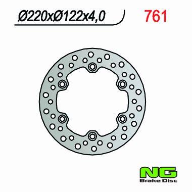 NG TARCZA HAMULCA TYŁ HONDA CR 125/250 85-88 NG761