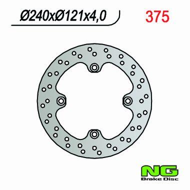 NG TARCZA HAMULCA TYŁ HONDA CR125 NG375