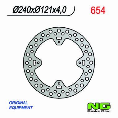 NG TARCZA HAMULCA TYŁ HONDA CR/CRF NG654