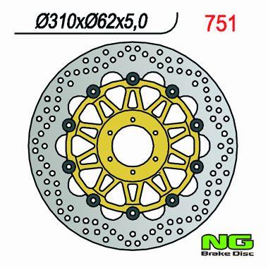 NG TARCZA HAMULCA PRZÓD HONDA CBR 900 98-99 NG751