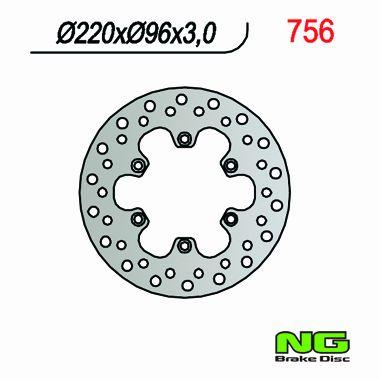 NG TARCZA HAMULCA PRZÓD KAWASAKI KX 80/85 NG756
