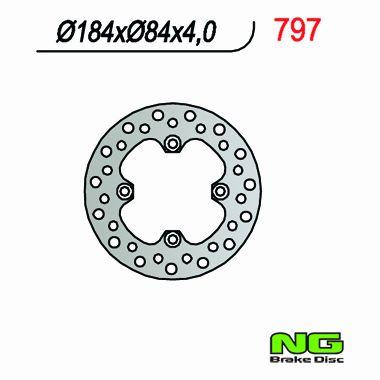 NG TARCZA HAMULCA TYŁ KAWASAKI KX 85 01-05 NG797