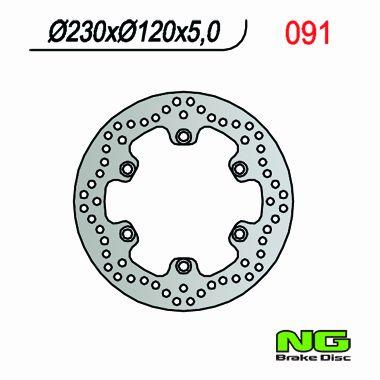 NG TARCZA HAMULCA TYŁ KAWASAKI KLR 650 NG091