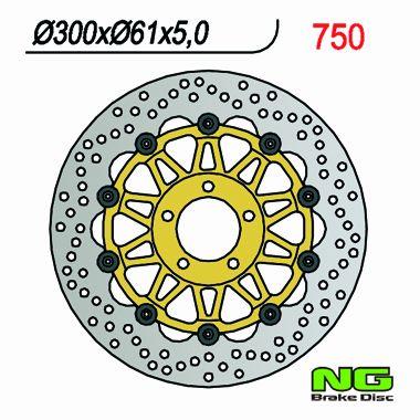 NG TARCZA HAMULCA PRZÓD KAWASAKI ZX6R NG750