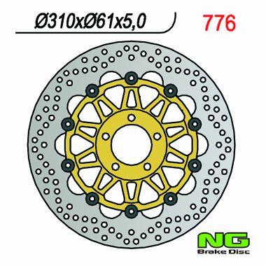 NG TARCZA HAMULCA PRZÓD KAWASAKI ZRX 1100/1200, ZX 9R 00-01 NG776