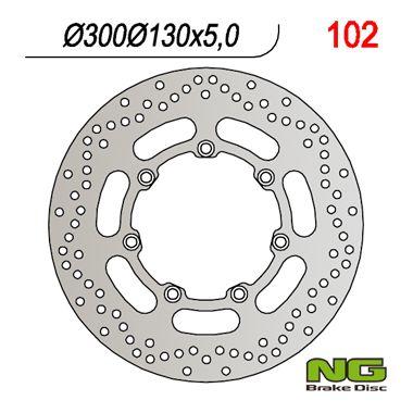 NG TARCZA HAMULCA PRZÓD KAWASAKI VN 1500/1600 NG102