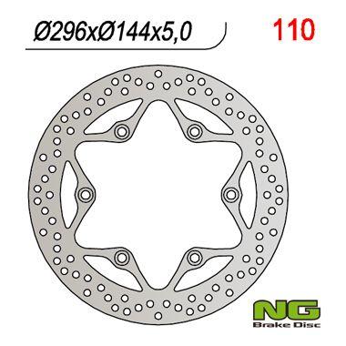 NG TARCZA HAMULCA PRZÓD HONDA CB 500, CBF 500/600, VFR 750, VT 750 C, CBR 1000 NG110