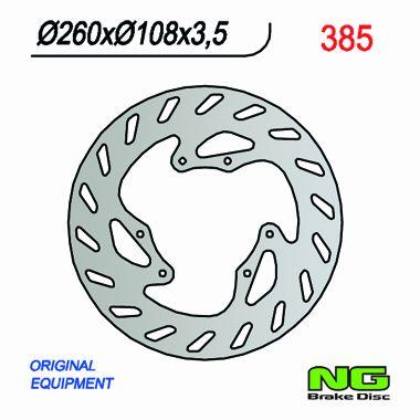NG TARCZA HAMULCA PRZÓD HUSABERG, HUSQVARNA, GAS GAS NG385