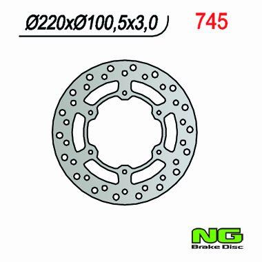 NG TARCZA HAMULCA PRZÓD YAMAHA YZ 80/85 NG745