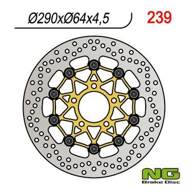NG TARCZA HAMULCA PRZÓD SUZUKI GSX600/750F, GSF600 NG239