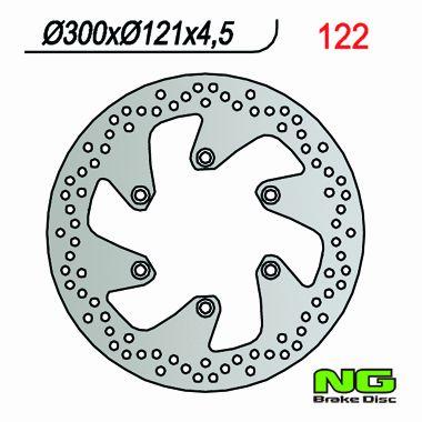 NG TARCZA HAMULCA PRZÓD SUZUKI DR 650 (91-95), DR 800 (90-95) NG122