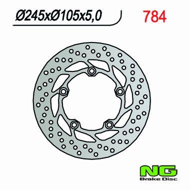 NG TARCZA HAMULCA TYŁ YAMAHA FZ6/ FZ1/ MT 03 NG784