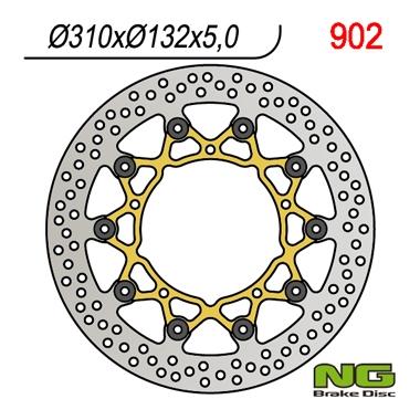 NG TARCZA HAMULCA PRZÓD YAMAHA R6 05-11, R1 07-11, XT 1200 11-12, FZ 8 10-12 NG902