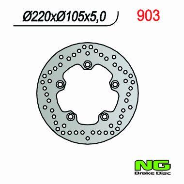 NG TARCZA HAMULCA TYŁ YAMAHA R6 03-08, R1 04-08 NG903