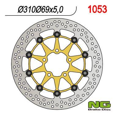 NG TARCZA HAMULCA PRZÓD SUZUKI DL650