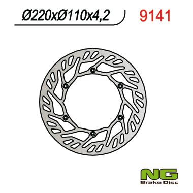 NG TARCZA HAMULCOWA TYŁ (TURBINA) KTM/HUSABERG NG9141