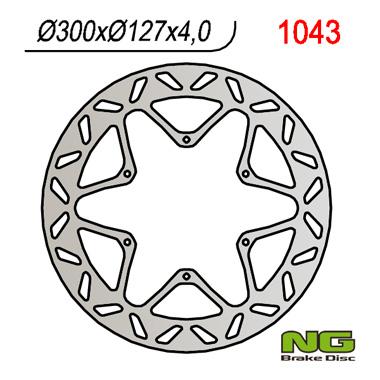 NG TARCZA HAMULCOWA PRZÓD KTM 950/990 ADVENTURE NG1043