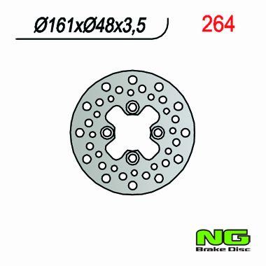 NG TARCZA HAMULCOWA PRZÓD YAMAHA YFM/YFZ NG264