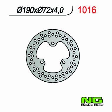NG TARCZA HAMULCOWA TYŁ HONDA TRX 250/450 (05-06) NG1016