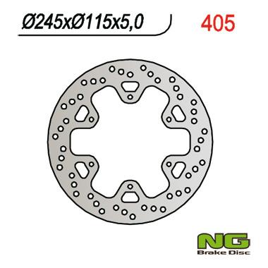 NG TARCZA HAMULCOWA TYŁ YAMAHA XTZ 750 (92-95) NG405
