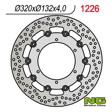 NG TARCZA HAMULCOWA PRZÓD YAMAHA XT660 X NG1226