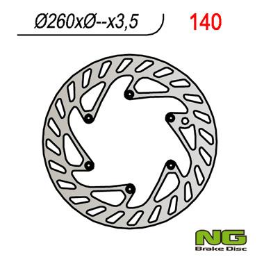 NG TARCZA HAMULCOWA PRZÓD KTM / HUSABERG NG140