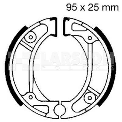 Szczęki hamulcowe komplet EBC 333 4200489 SYM DD 50, Honda XR 70, PK 50