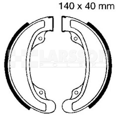 Szczęki hamulcowe komplet EBC 313 4200027 Honda CB 450