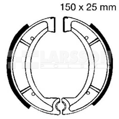 Szczęki hamulcowe komplet EBC 510 4200135 Yamaha XT 500, SR 500