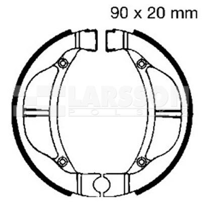 Szczęki hamulcowe komplet EBC 715 4200501 Kawasaki KLX 110