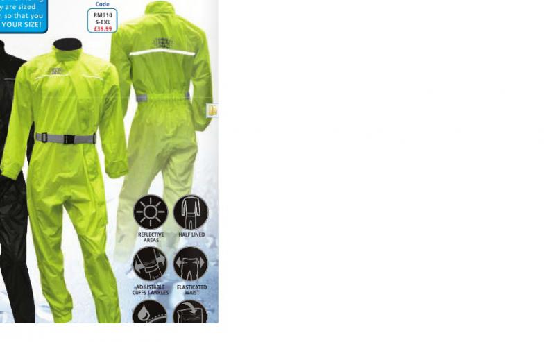 OXFORD KOMBINEZON PRZECIWDESZCZOWY JEDNOCZĘŚCIOWY KOLOR ŻÓŁTY FLUORESCENCYJNY L FLUO RM310/L