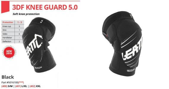 NAKOLANNIKI LEATT KNEE GUARD 3DF 5.0 NOWOŚĆ