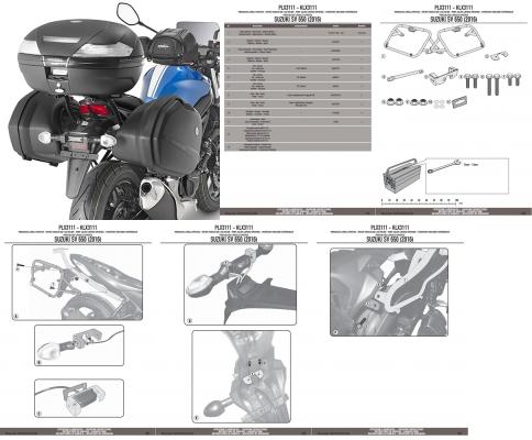 KAPPA KLX3111 STELAŻ boczny v35 SUZUKI SV 650