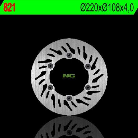 NG821 TARCZA HAMULCOWA GAS GAS 125/200/250/400/450/515 (220X108X4) (6X6,5MM)