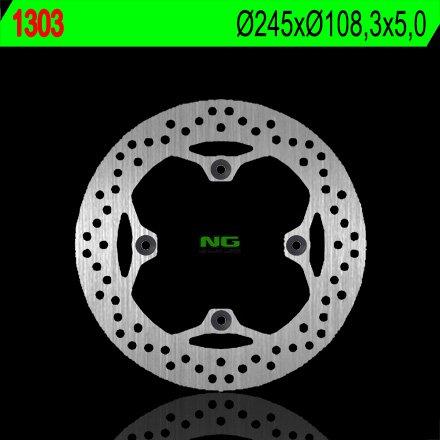 NG1303 TARCZA HAMULCOWA DUCATI 796/800/821/848/996/1000/1100 (245X108,5X5) (4X8,5MM)