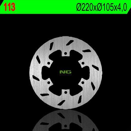 NG113 TARCZA HAMULCOWA BENELLI/GILLERA/PIAGGIO 50/125/150/200/250/300 (220X105X4) (6X6,5MM)
