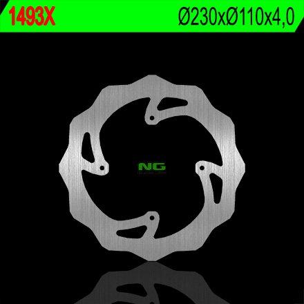 NG1493X TARCZA HAMULCOWA KTM FREERIDE '15 (230X110X4) (4X6,5MM)