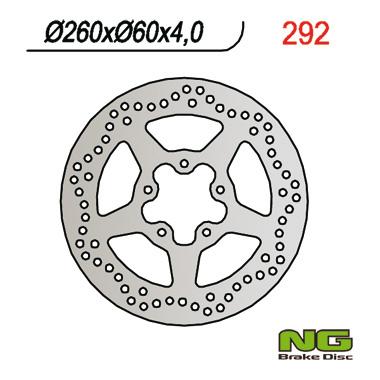NG292 TARCZA HAMULCOWA APRILIA 50/125/200/250/400/500 SCARABEO (260x60x4)