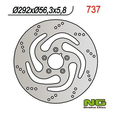 NG737 TARCZA HAMULCOWA HARLEY-DAVIDSON