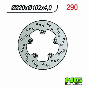 NG290 TARCZA HAMULCOWA APRILIA RS 50 (99-04) (220x102x4)