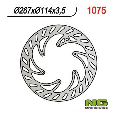 NG1075 TARCZA HAMULCOWA CPI 50 SUPERMOTO 07-09 (ŚR. 267MM) (267x-x3,5)