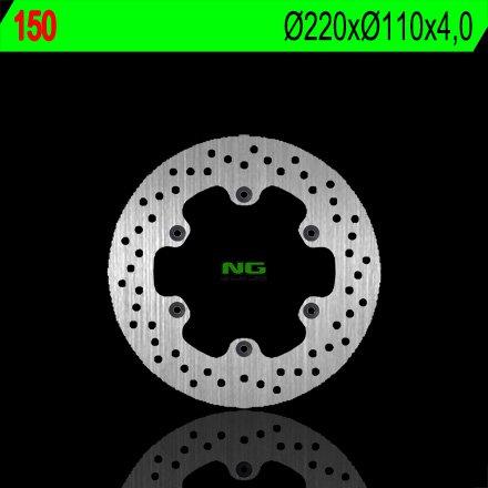 NG150 TARCZA HAMULCOWA KTM 50 EXC '90-'93, MZ 125RT '99-'02 (220X110X4) (6X6,5MM)