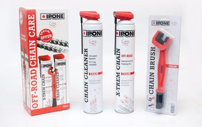 IPONE OFF ROAD Chain Care ZESTAW DO CZYSZCZENIA I SMAROWANIA