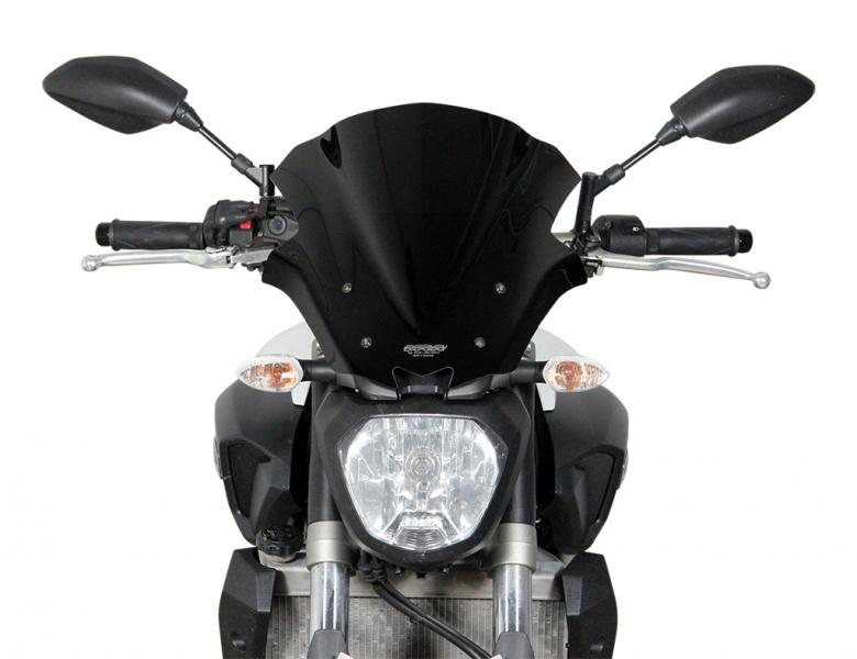 Szyba MRA YAMAHA FZ-07 / MT-07 2014- forma - NR8 (czarna)