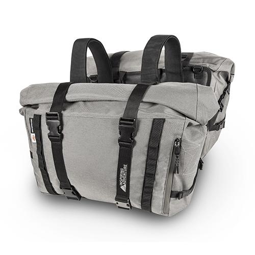 KAPPA RA316BK TORBY BOCZNE 25L KOLOR CZARNY, SZARY